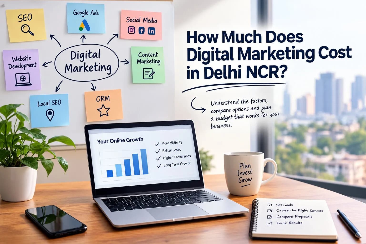 How Much Does Digital Marketing Cost in Delhi NCR?